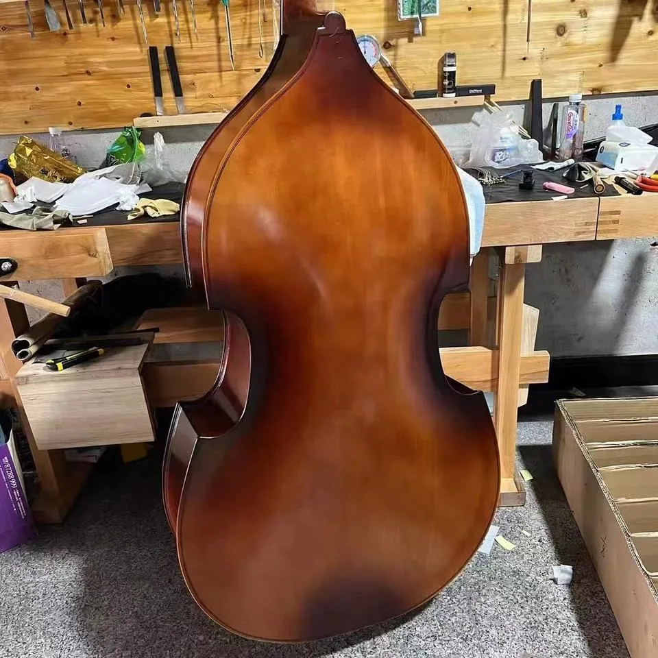 Laminated Hardwood Student Double Bass with Bow &amp; Bag